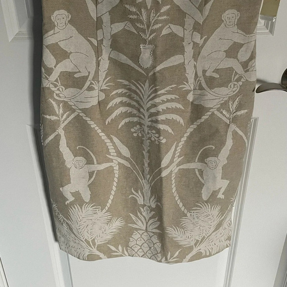 New! Maggy London Tropical beaded Floral Sheath Dress monkeys 18718 - Picture 4 of 11